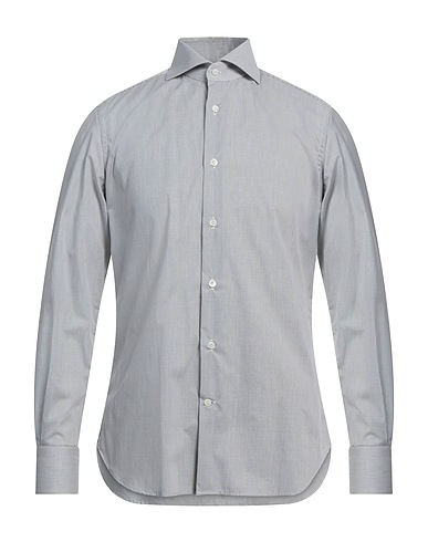 BORSA Checked shirt Black 100% Cotton