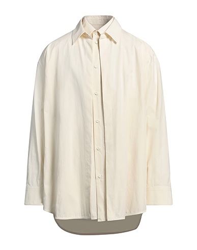 JIL SANDER Solid color shirt Beige 100% Cotton
