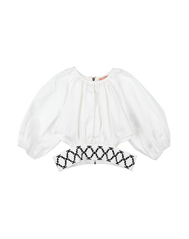 ELISABETTA FRANCHI Top White 98% Cotton, 2% Elastane
