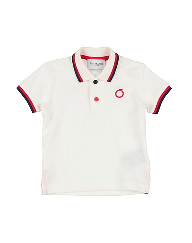 TRUSSARDI JUNIOR Polo shirt White 100% Cotton