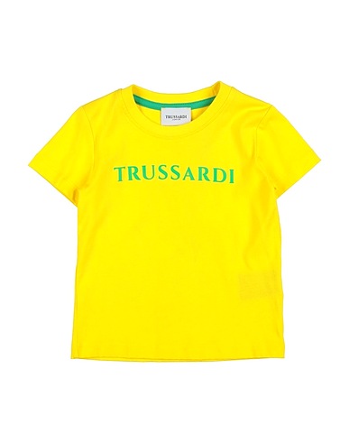 TRUSSARDI JUNIOR T-shirt Κίτρινο 100% Βαμβάκι