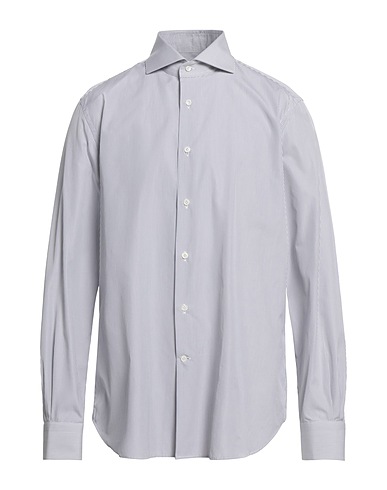 BORSA Striped shirt Grey 100% Cotton