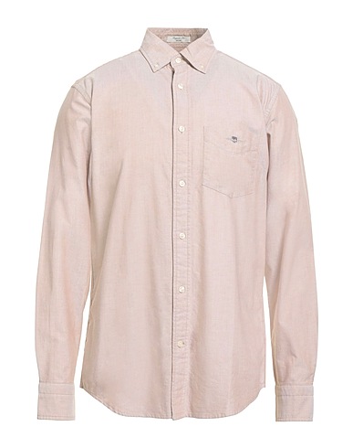 GANT Solid colour shirt Beige 100% Cotton