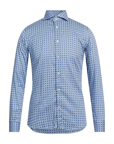 PIETRASALATA Patterned shirt Blue 100% Cotton