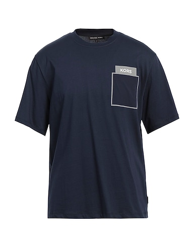 MICHAEL KORS MENS T-shirt Midnight blue 100% Cotton