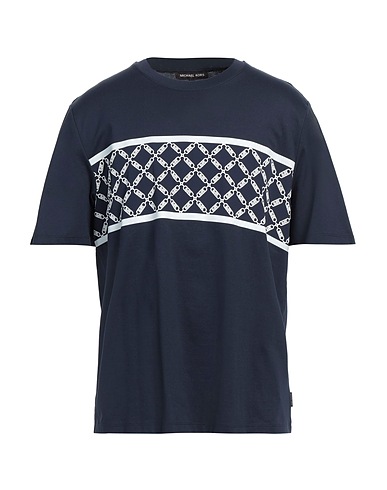 MICHAEL KORS MENS T-shirt Blu notte 100% Cotone