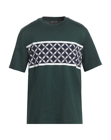MICHAEL KORS MENS T-Shirt Dunkelgrün 100% Baumwolle