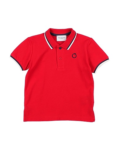 TRUSSARDI JUNIOR Polo Rosso 100% Cotone