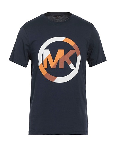 MICHAEL KORS MENS T-shirt Blu notte 100% Cotone