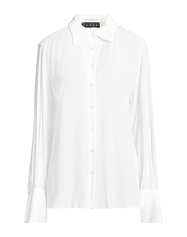 ICONA by KAOS Camicie e bluse tinta unita Bianco 100% Rayon