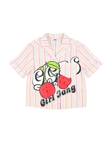 GCDS MINI Chemises et chemisiers fantaisie Blanc 100% Coton