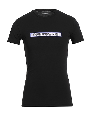 EMPORIO ARMANI T-shirt intima Nero 95% Cotone organico, 5% Elastan