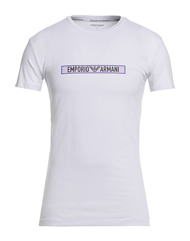 EMPORIO ARMANI T-shirt intima Bianco 95% Cotone organico, 5% Elastan