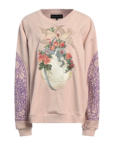 WHO DECIDES WAR Felpa Nocciola 100% Cotone