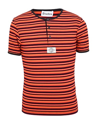 ÉTUDES STUDIO T-shirt Orange 69% Polyester, 25% Cotton, 6% Elastane