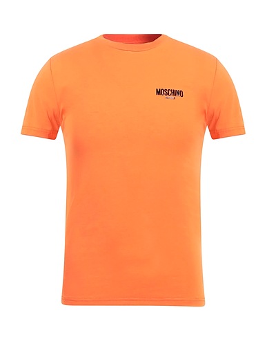 MOSCHINO Basic T-Shirt SWIM Orange 94% Cotton, 6% Elastane