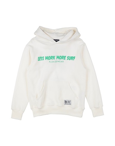 PLEASE Sweatshirt White 100% Cotton