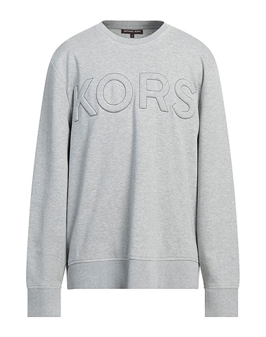 MICHAEL KORS MENS Sweatshirt Light grey 75% Cotton, 25% Polyester