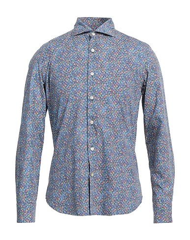 GHIRARDELLI Patterned shirt Blue 100% Cotton