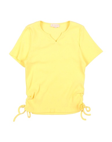PLEASE T-Shirt Gelb 95% Baumwolle, 5% Elastan