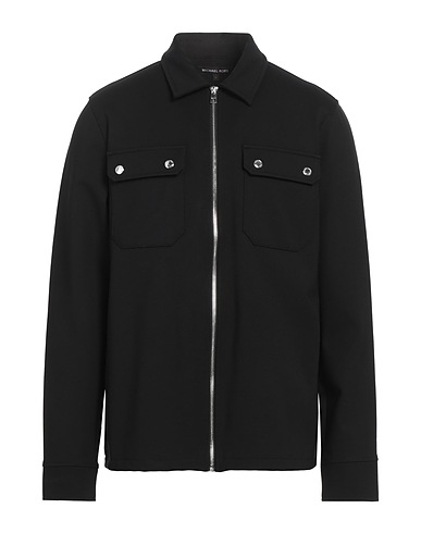 MICHAEL KORS MENS Jacket Black 61% Viscose, 28% Nylon, 7% Wool, 4% Elastane, Cotton