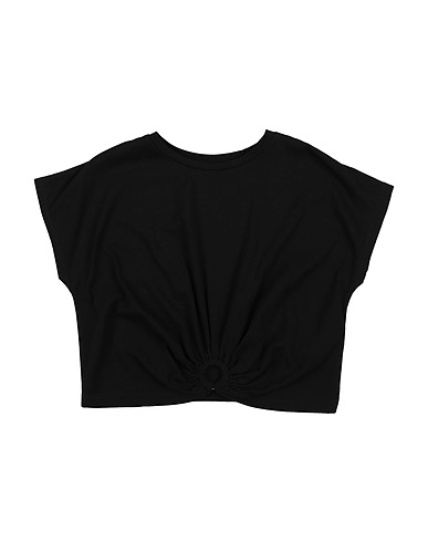 L:Ú L:Ú by MISS GRANT T-shirt Black 96% Paper, 4% Elastane