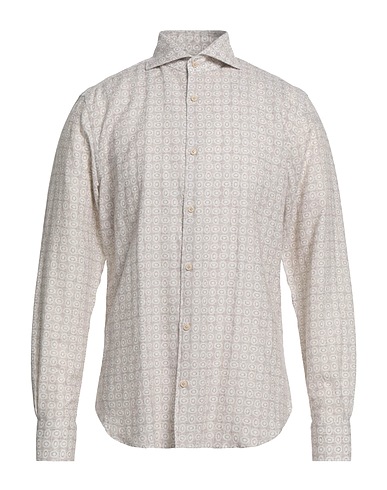 BORSA Linen shirt Beige 60% Linen, 40% Cotton