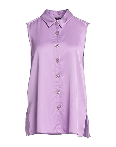 HANITA Solid colour shirts & blouses Lilac 100% Viscose