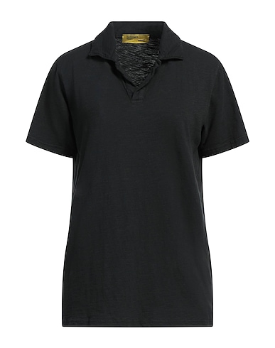 CUSTOMER LOVERS Polo shirt Black 100% Cotton