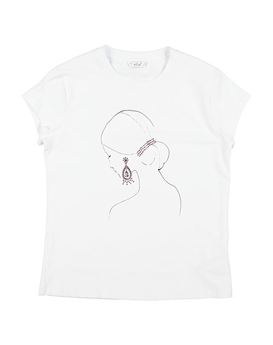 Y-CLÙ T-shirt White 94% Cotton, 6% Elastane