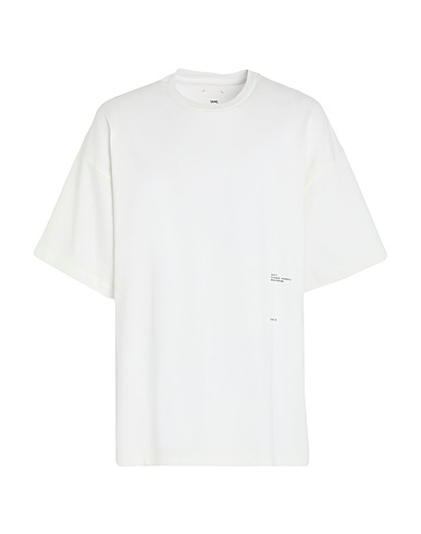 OAMC Oversize-T-Shirt White 100% Organic cotton, Silk, Elastane