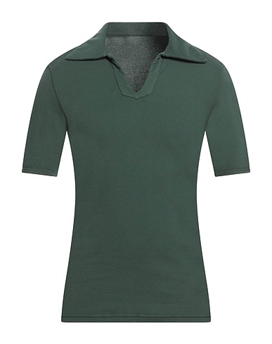 FORTELA Polo shirt Dark green 100% Cotton