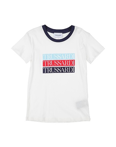 TRUSSARDI JUNIOR Ｔシャツ ホワイト コットン 100%