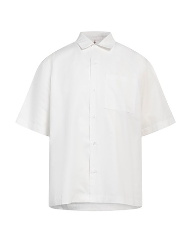 OAMC Camicia tinta unita Bianco 65% Poliestere, 35% Cotone