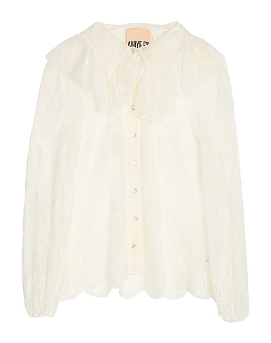 ANIYE BY Lace shirts & blouses White 50% Cotton, 50% Polyamide