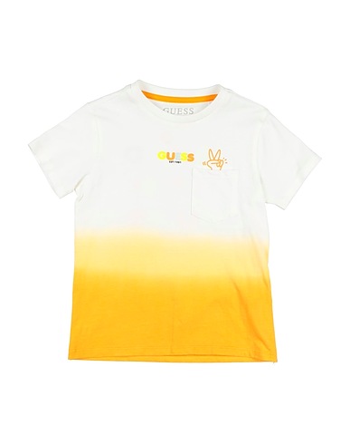 GUESS T-shirt Ivory 100% Cotton