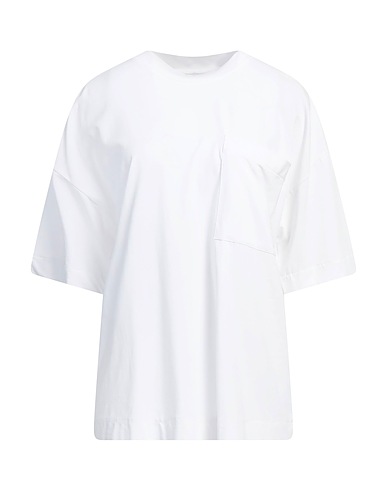 ALPHA STUDIO T-shirt White 95% Cotton, 5% Elastane