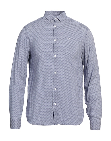 ARMANI EXCHANGE Hemd mit Muster Blau 100% Viskose