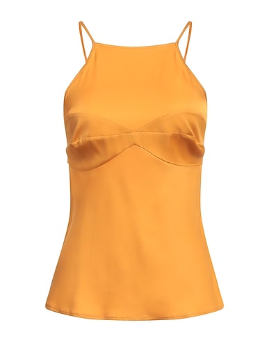 CALVIN KLEIN Camisole Mustard 99% Viscose, 1% Elastane