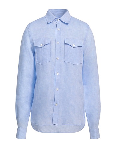 DEPARTMENT 5 Linen shirt Sky blue 100% Linen