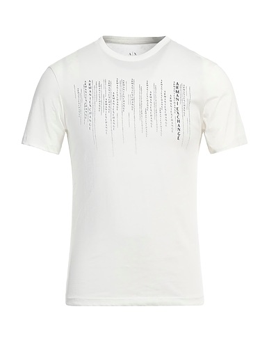 ARMANI EXCHANGE T-shirt Off white 100% Cotone