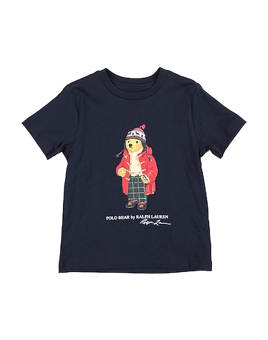 POLO RALPH LAUREN T-Shirt Polo Bear & Big Pony Cotton Tee 100% Baumwolle