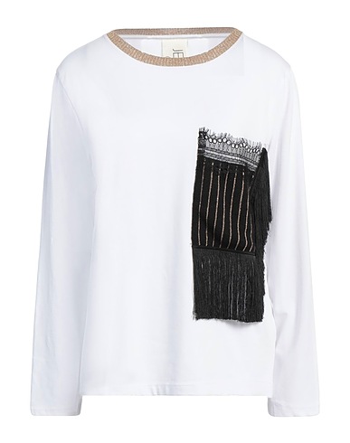 JEI O' T-shirt White 95% Cotton, 5% Elastane