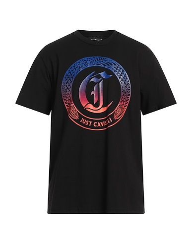 JUST CAVALLI T-shirt Black 100% Cotton