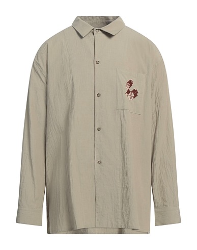 ADISH Camicie Verde militare 100% Cotone