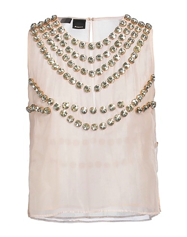 PINKO Top 100% Silk, Metal