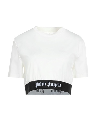 PALM ANGELS Avorio 100% Cotone, Poliammide, Poliestere, Elastan