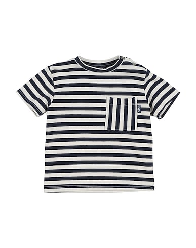 PLEASE T-shirt BLU NOTTE 82% Cotton, 13% Polyester, 5% Elastane