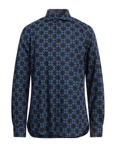 BORSA GARAGE Camicia di jeans Blu 100% Cotone