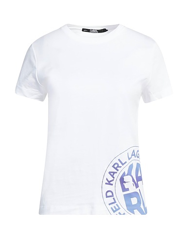 KARL LAGERFELD T-Shirt Weiß 100% Organische Baumwolle